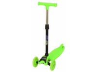 Самокат EVO Kids M-4 со светящимися колесами, зеленый