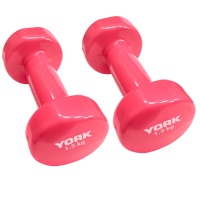 Гантель виниловая "York" 1.5кг (розовая) DBY100 B26316