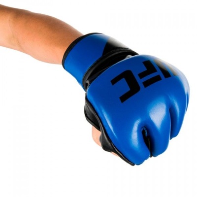 Перчатки MMA 5 унций L/XL синие UFC UHK-69142 /UHK-90072-82